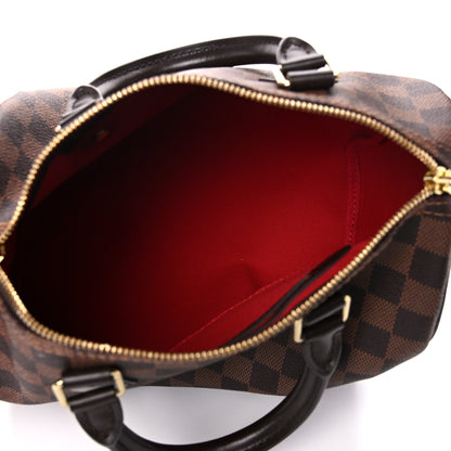 Louis Vuitton Damier Ebene Speedy Bandouliere 25 5 of 12