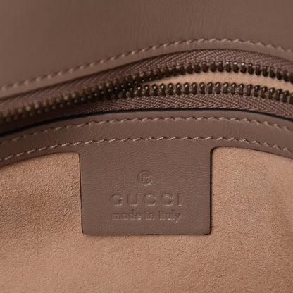 Gucci Calfskin Matelasse Large GG Marmont Shoulder Bag Porcelain Rose 6 of 9