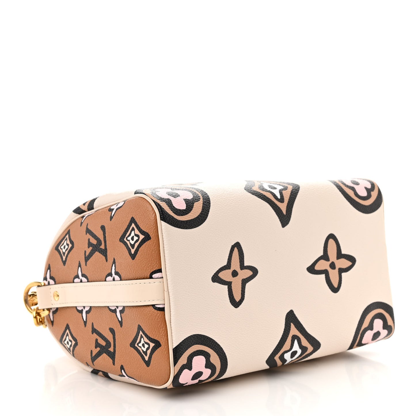 Monogram Giant Wild At Heart Speedy Bandouliere 25 Creme