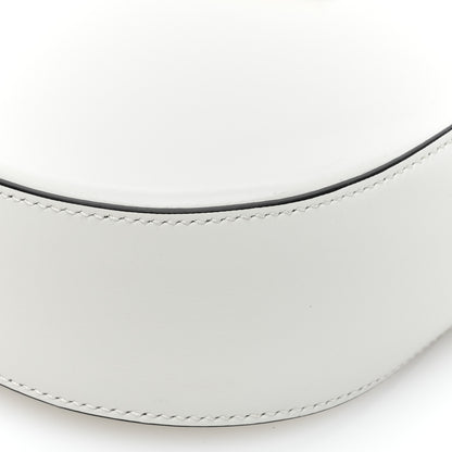 Prada Box Calfskin Shoulder Bag White Black 9 of 9