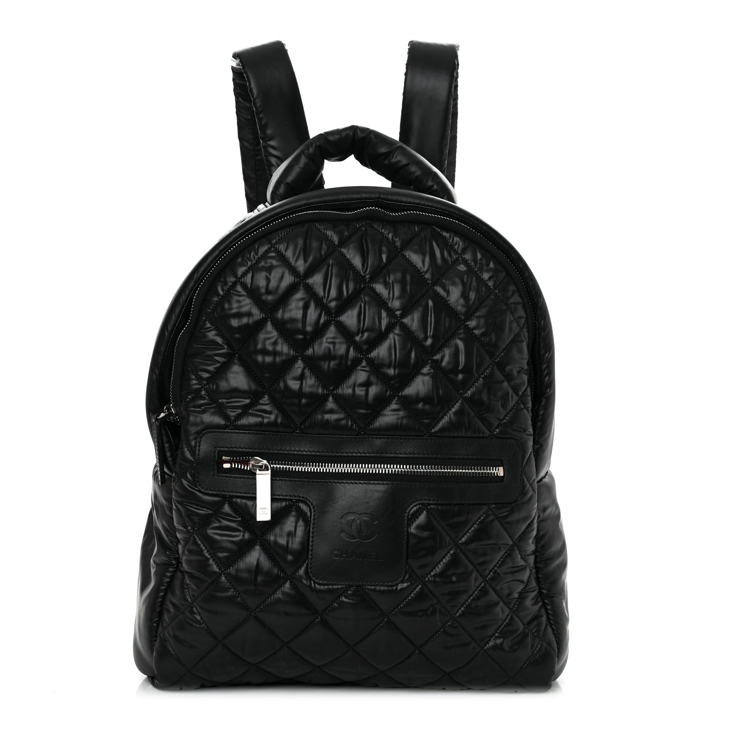 Chanel Nylon Quilted Coco Cocoon Backpack Black 1 of 11
