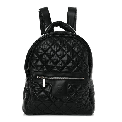 Chanel Nylon Quilted Coco Cocoon Backpack Black 1 of 11