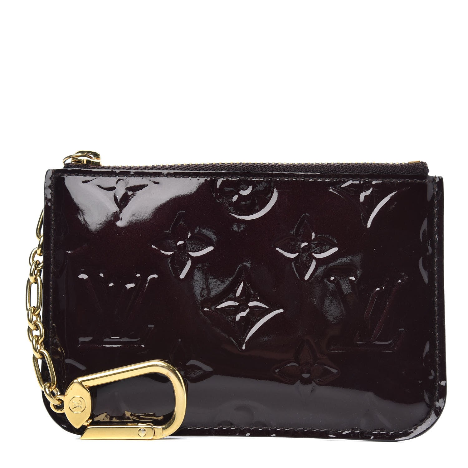 Louis Vuitton Vernis Key Pouch NM Amarante 1 of 6