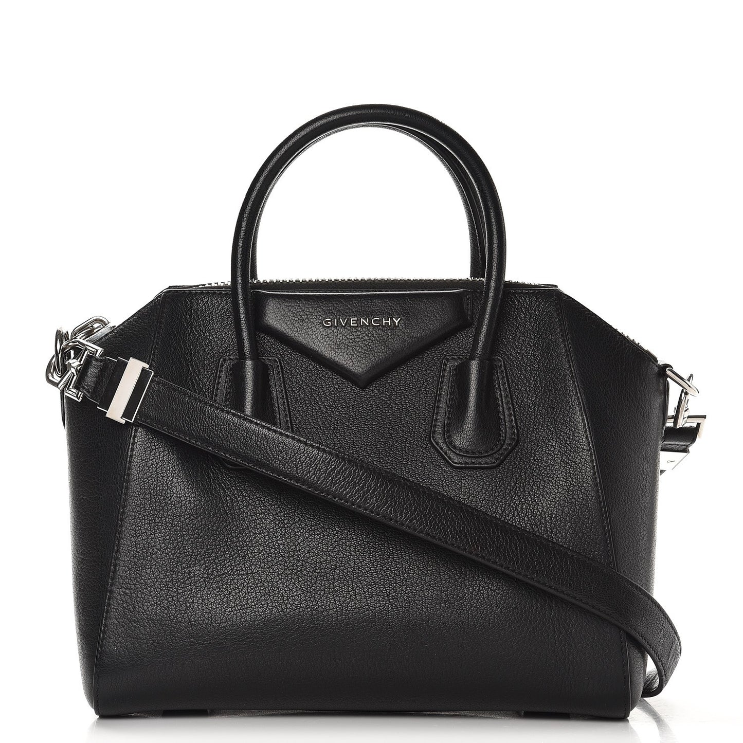 Sugar Goatskin Small Antigona Black