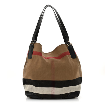 Burberry Canvas Mega Check Medium Maidstone Black 1 of 14