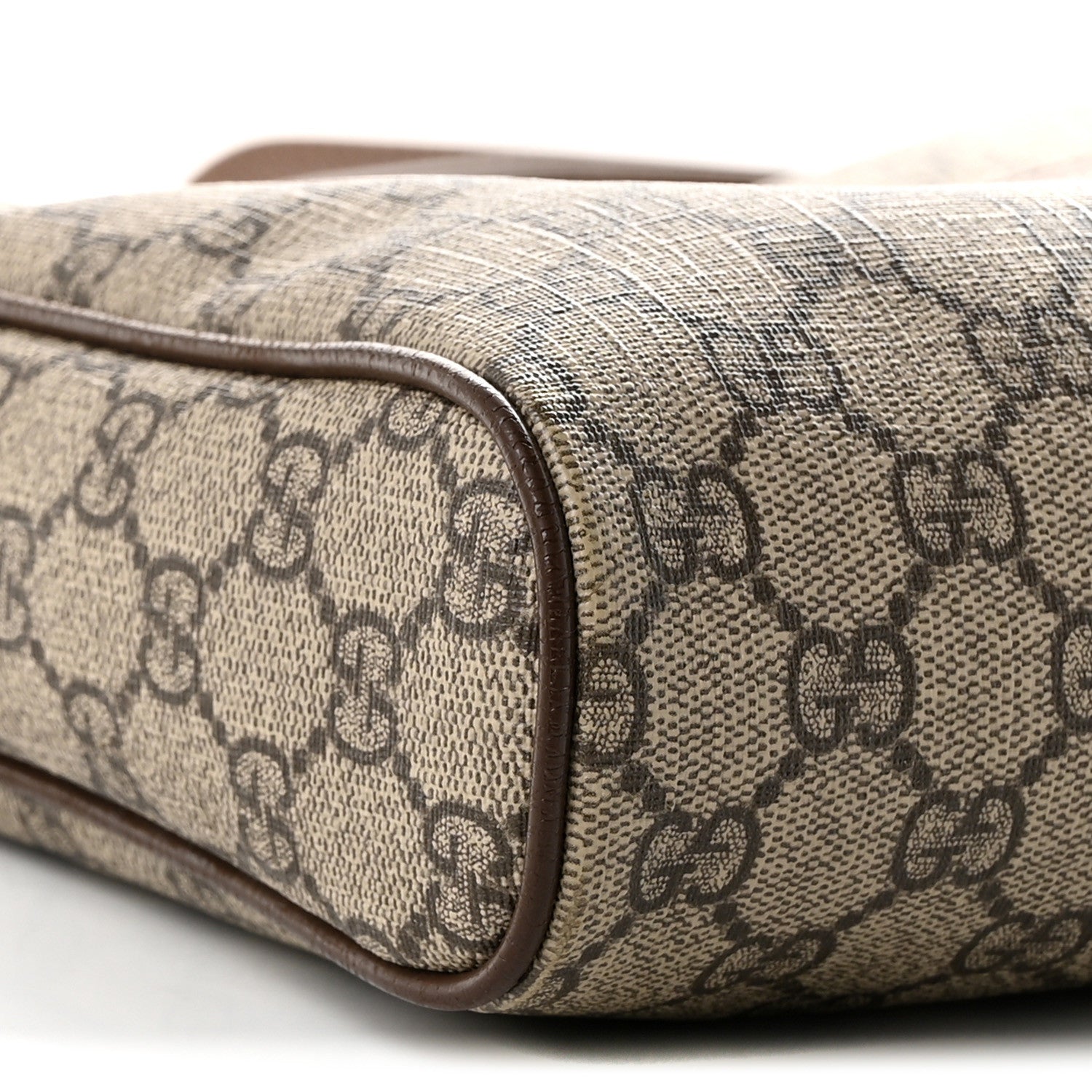 Gucci GG Supreme Monogram Web Medium Ophidia Messenger Bag Brown 9 of 11