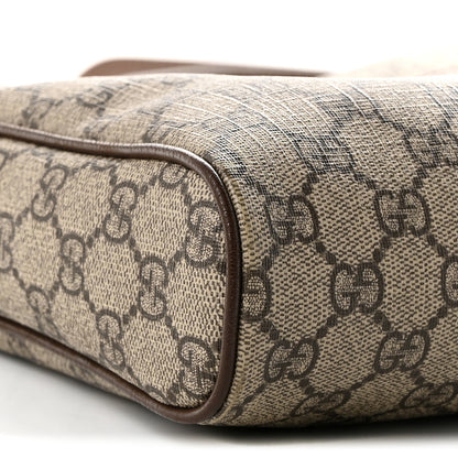 Gucci GG Supreme Monogram Web Medium Ophidia Messenger Bag Brown 9 of 11