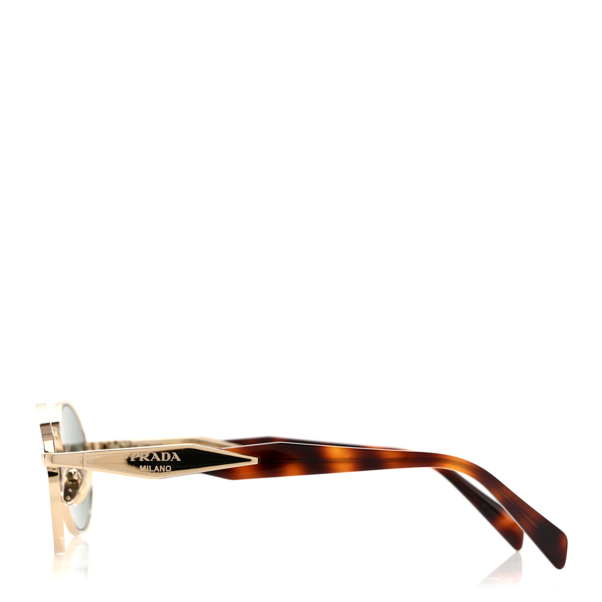 Prada Metal Sunglasses SPR65Z Gold 3 of 7
