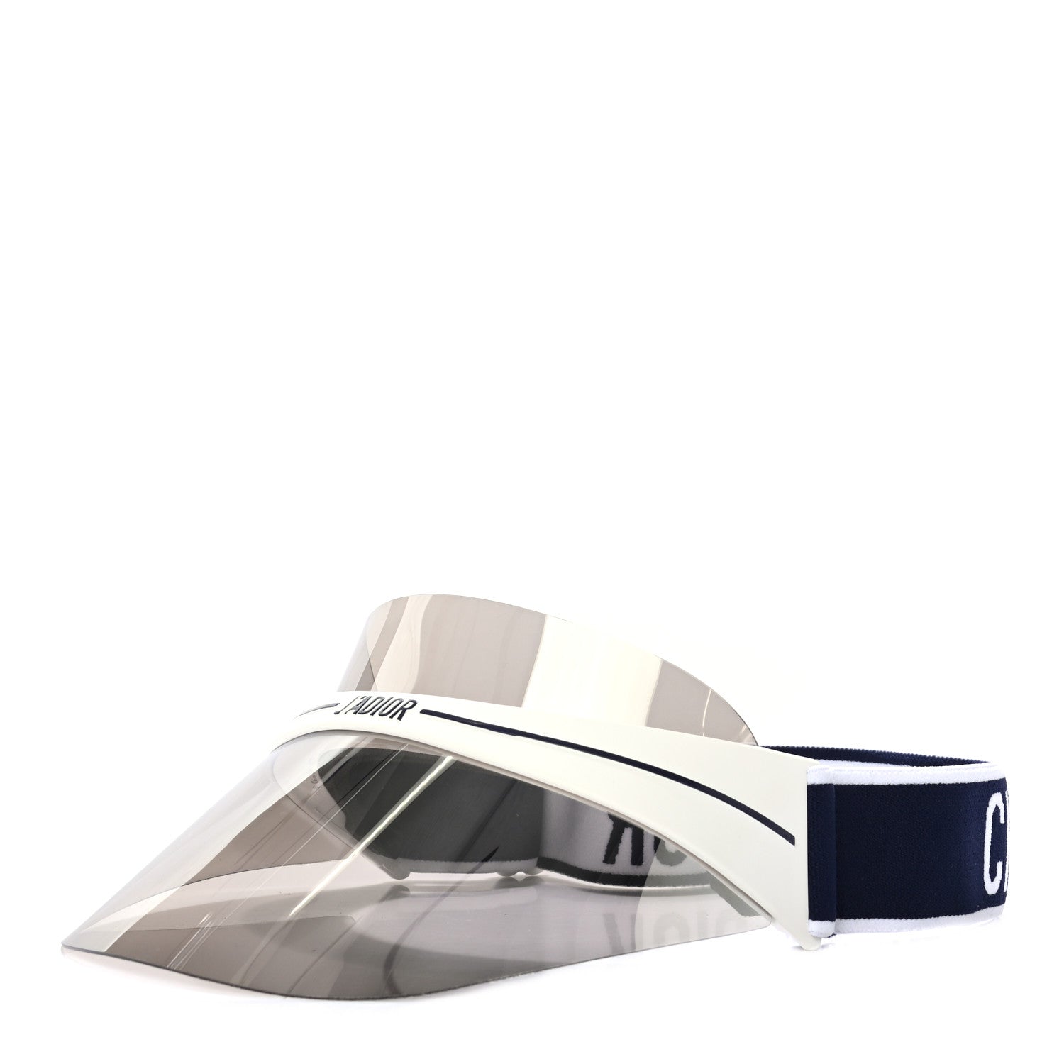 Christian Dior Mirrored DiorClub1 Sun Visor Silver 1 of 9