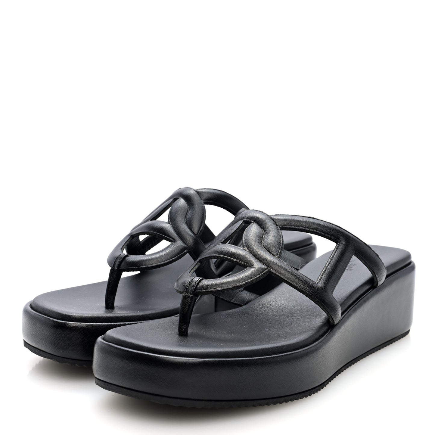 Nappa Gipsy Sandals 38 Black