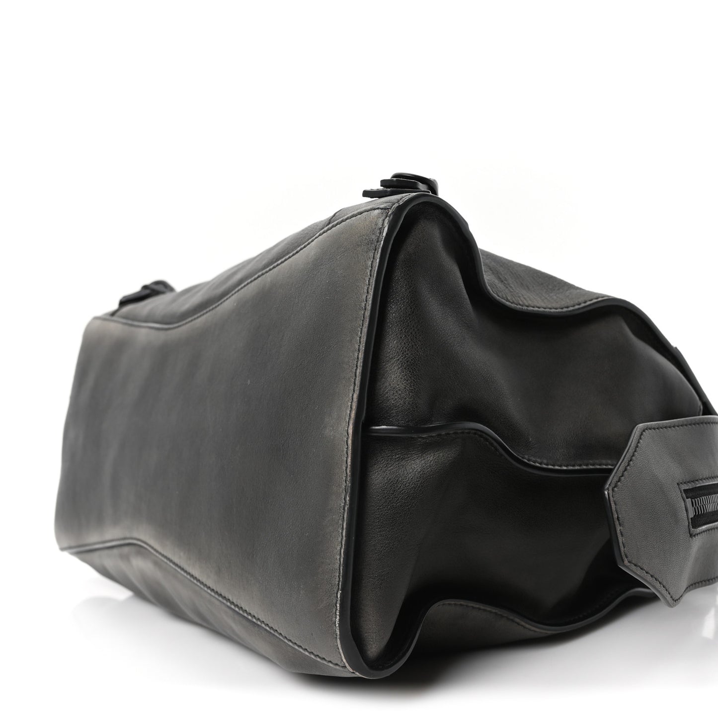 Used Calfskin Black Hardware Neo Classic City Black