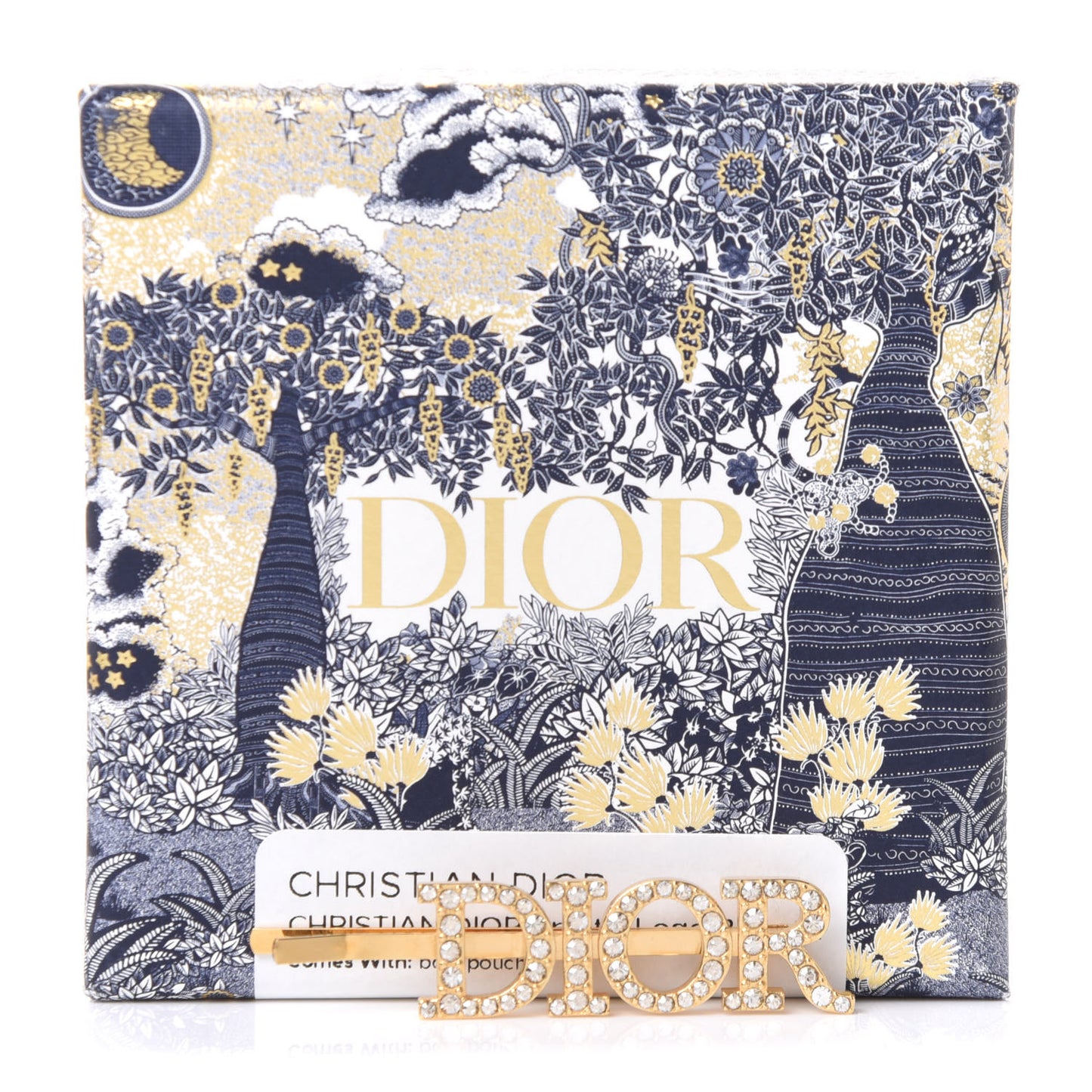 Metal Crystal Dior(r)evolution Barrette Gold