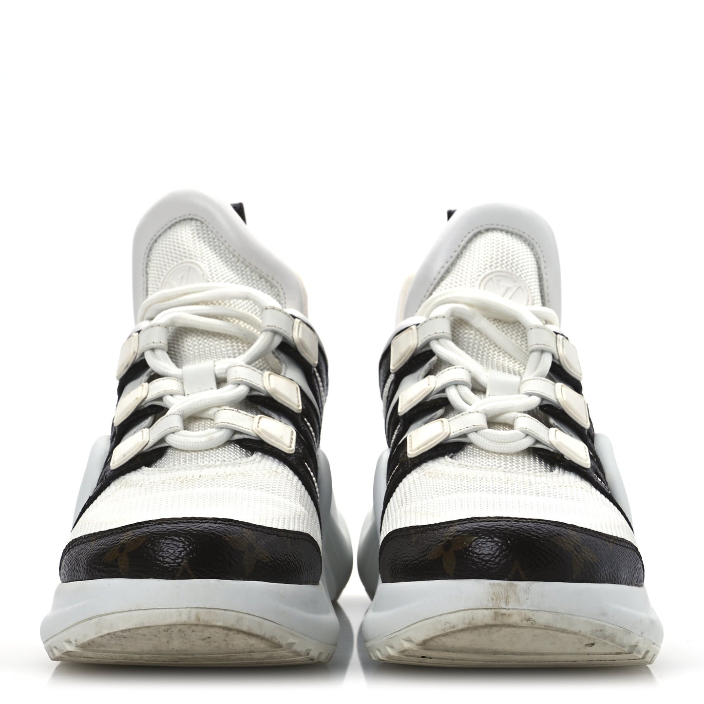 Patent Monogram LV Archlight Sneakers 38 White
