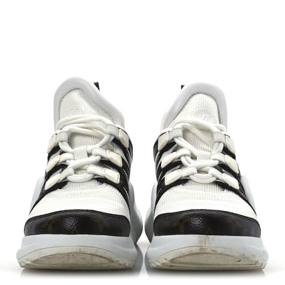 Louis Vuitton Patent Monogram LV Archlight Sneakers 38 White 3 of 14