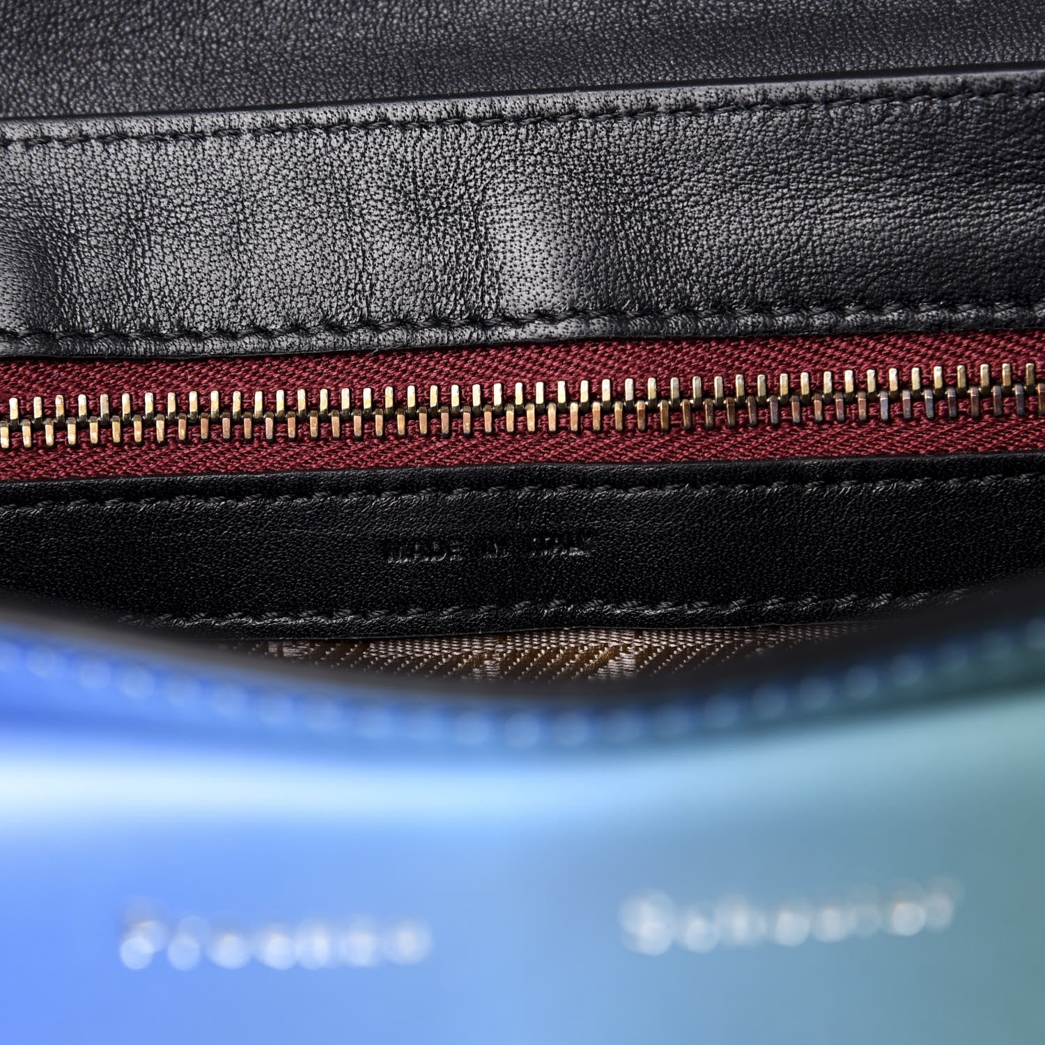 Proenza Schouler Smooth Calf Ombre Mini PS11 Classic Shoulder Bag Blue Degrade 8 of 10