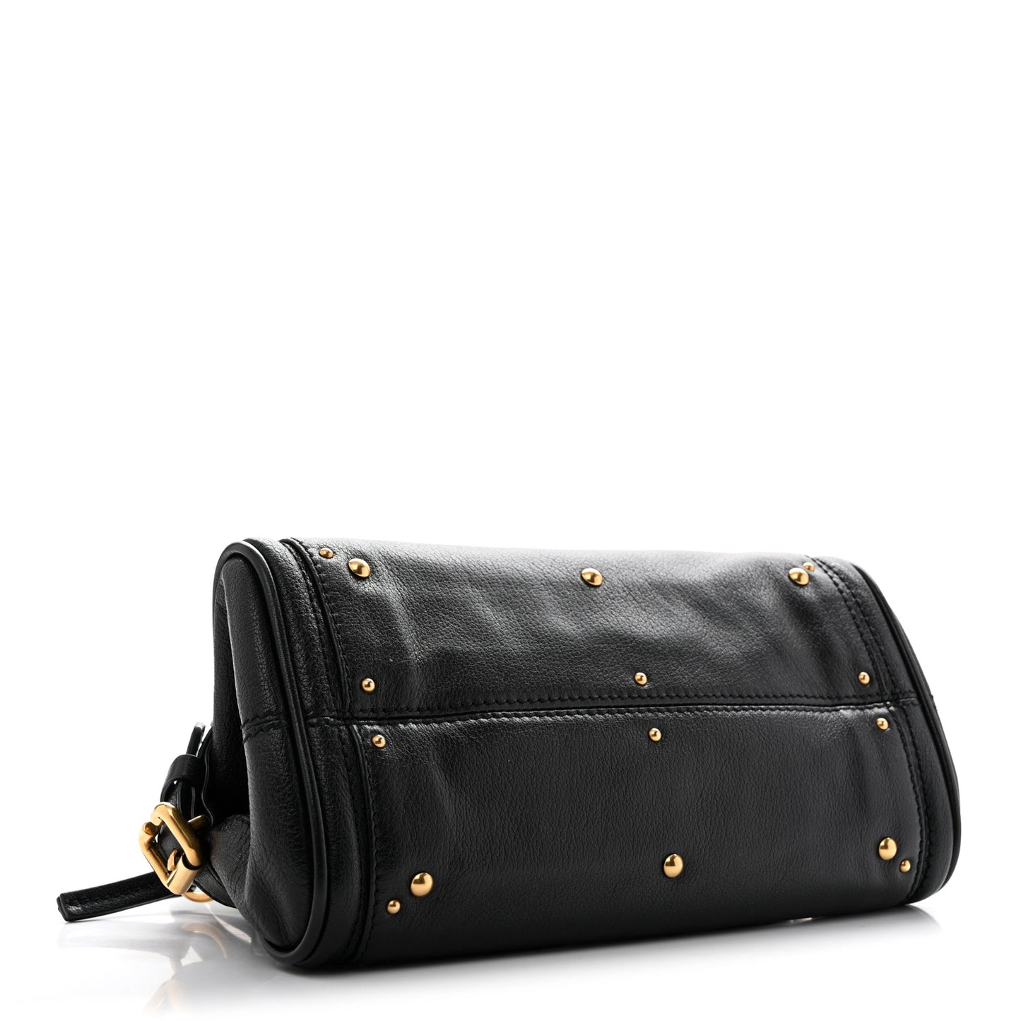 Grained Buffalo Small Paddington Black