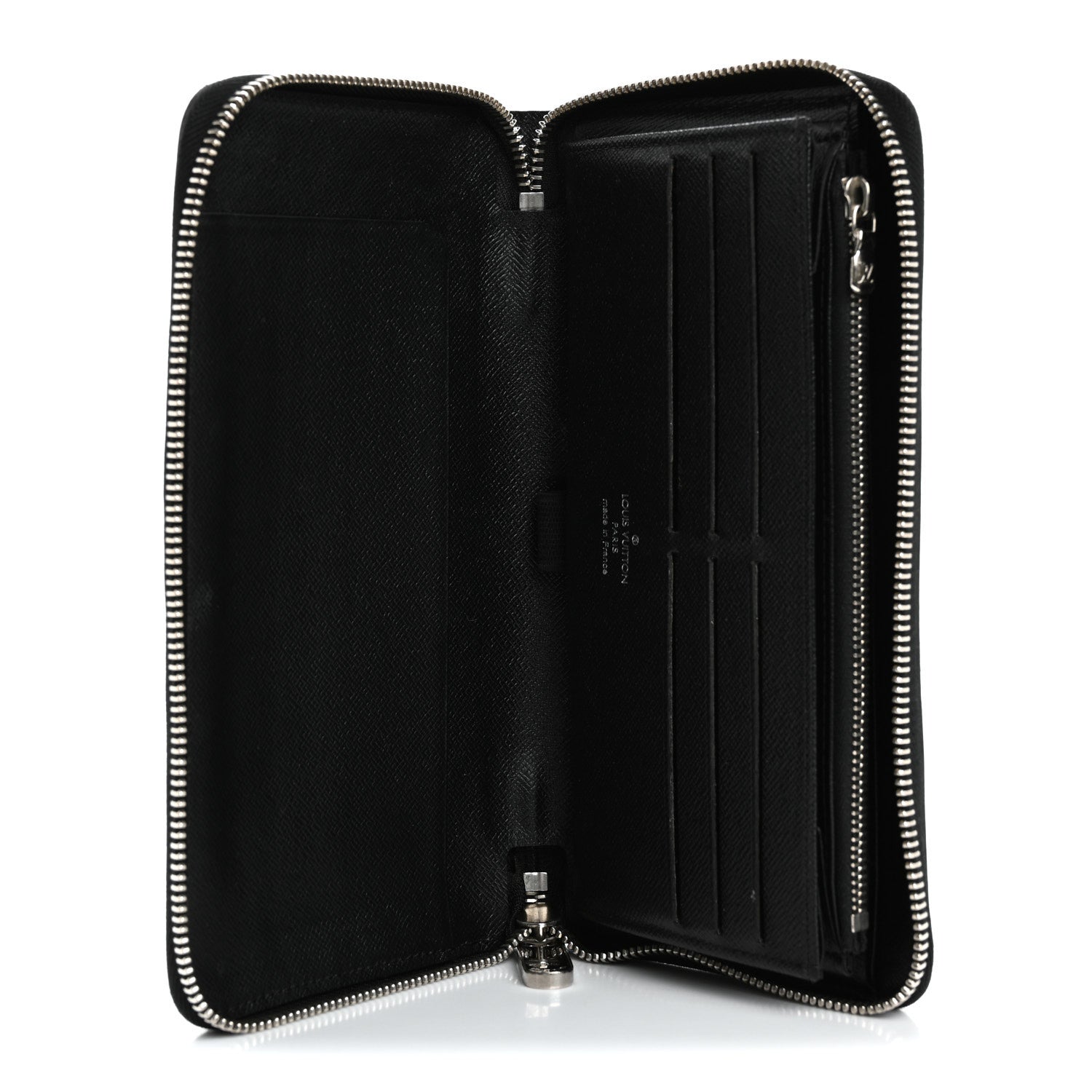 Louis Vuitton Epi Zippy Organizer Wallet Black 5 of 16