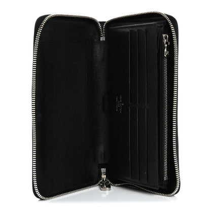Louis Vuitton Epi Zippy Organizer Wallet Black 5 of 16