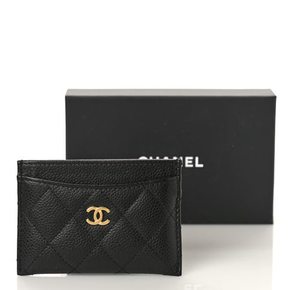 Chanel Caviar Quilted Card Holder Black 10 of 10