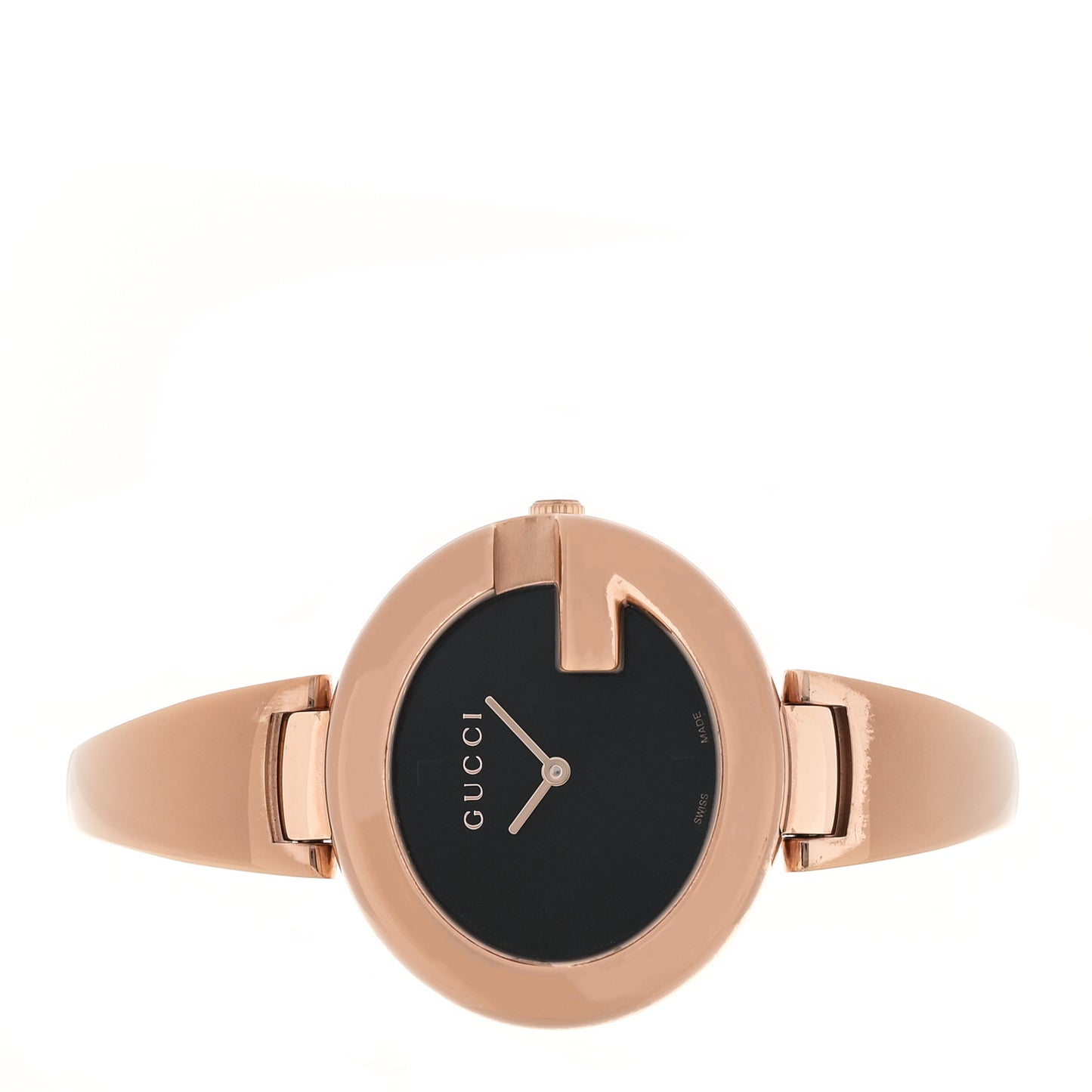 Stainless Steel 36mm Guccissima Quartz Watch Black
