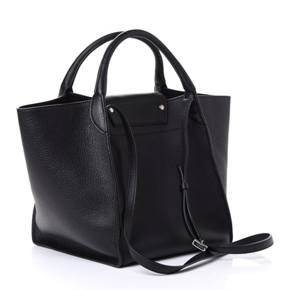 Celine Supple Grained Calfskin Small Long Strap Big Bag Black 2 of 4