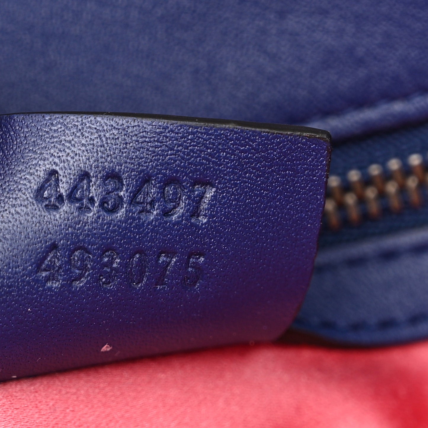 Velvet Matelasse Small GG Marmont Shoulder Bag Cobalt Blue