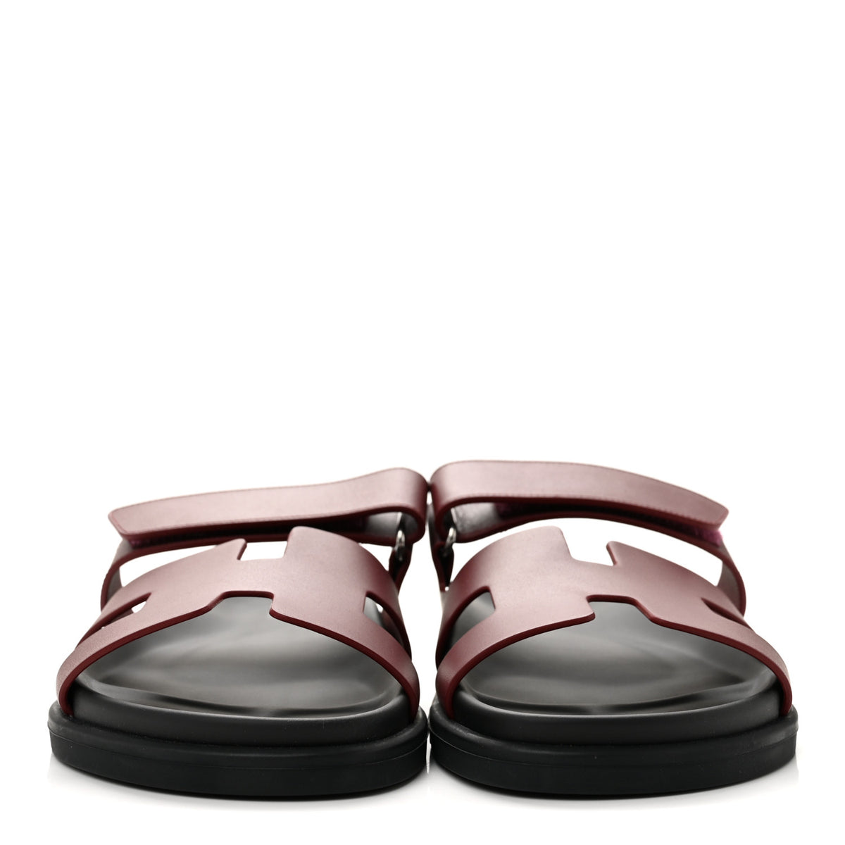 Calfskin Womens Chypre Sandals 39.5 Rouge H