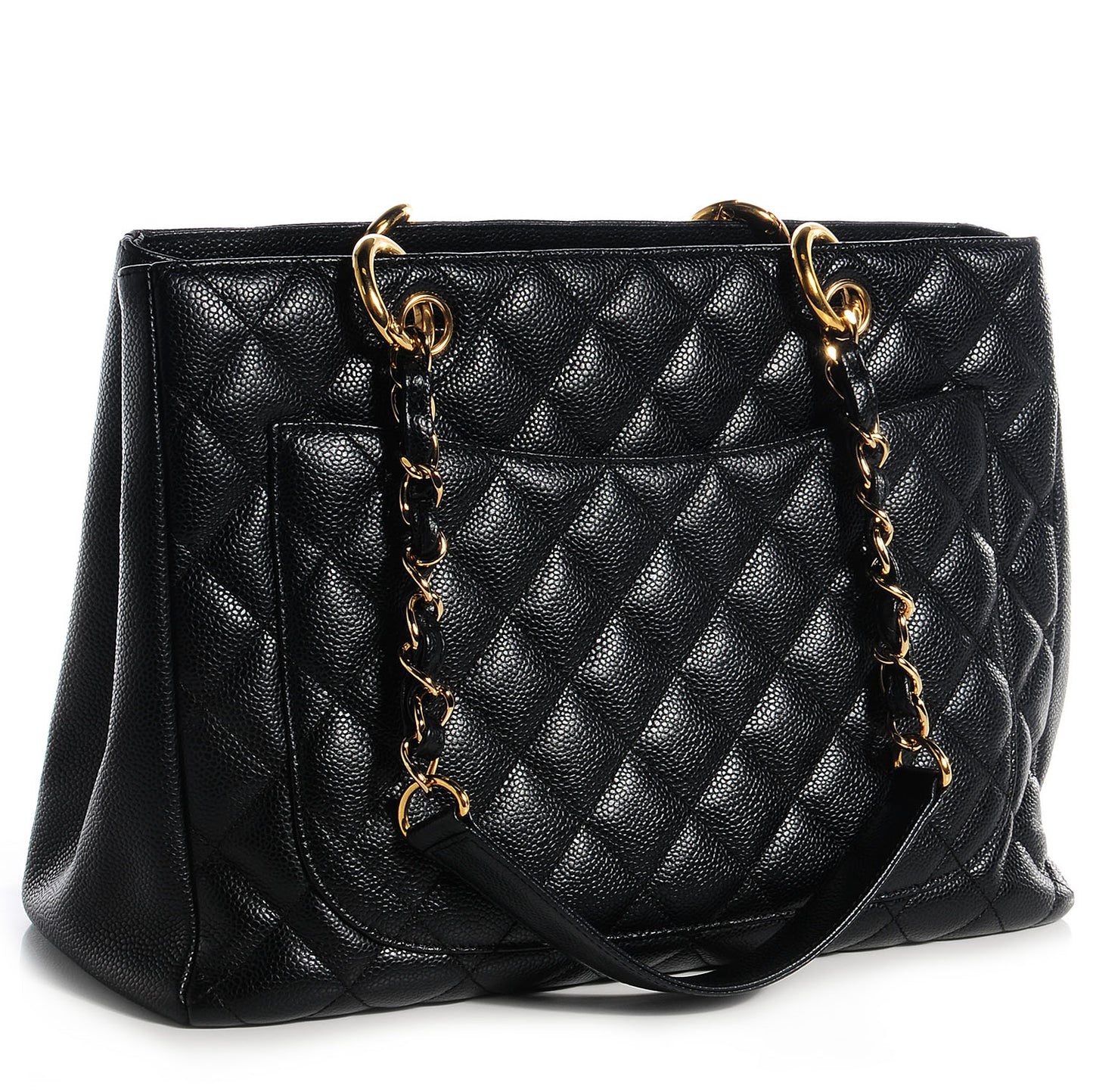 Caviar Grand Shopping Tote GST Black