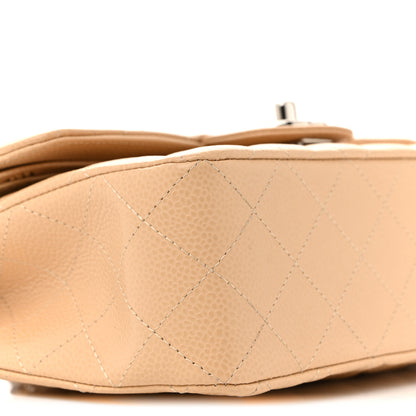 Chanel Caviar Quilted Small Double Flap Beige 9 of 11