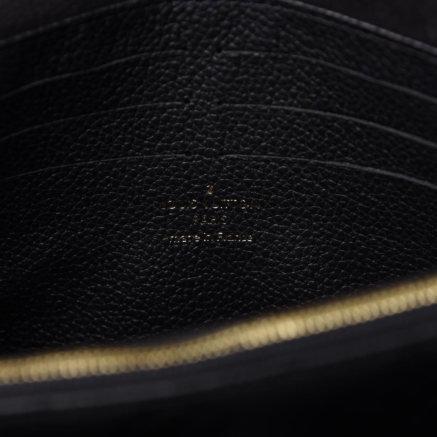 Louis Vuitton Empreinte Vavin Chain Wallet Black 8 of 10