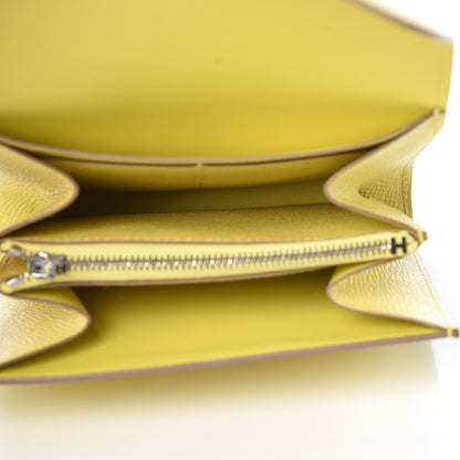 Hermes Epsom Constance Short Wallet Soufre 5 of 9