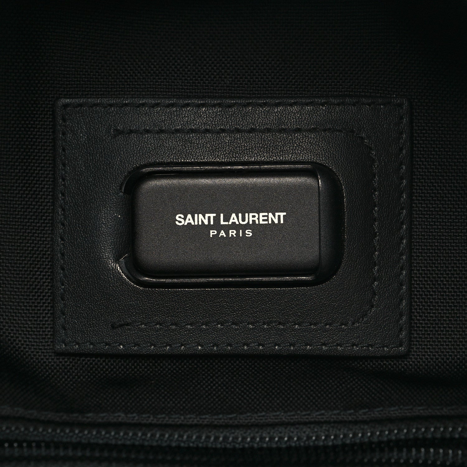 Saint Laurent Canvas Cit-E Backpack Black 8 of 14