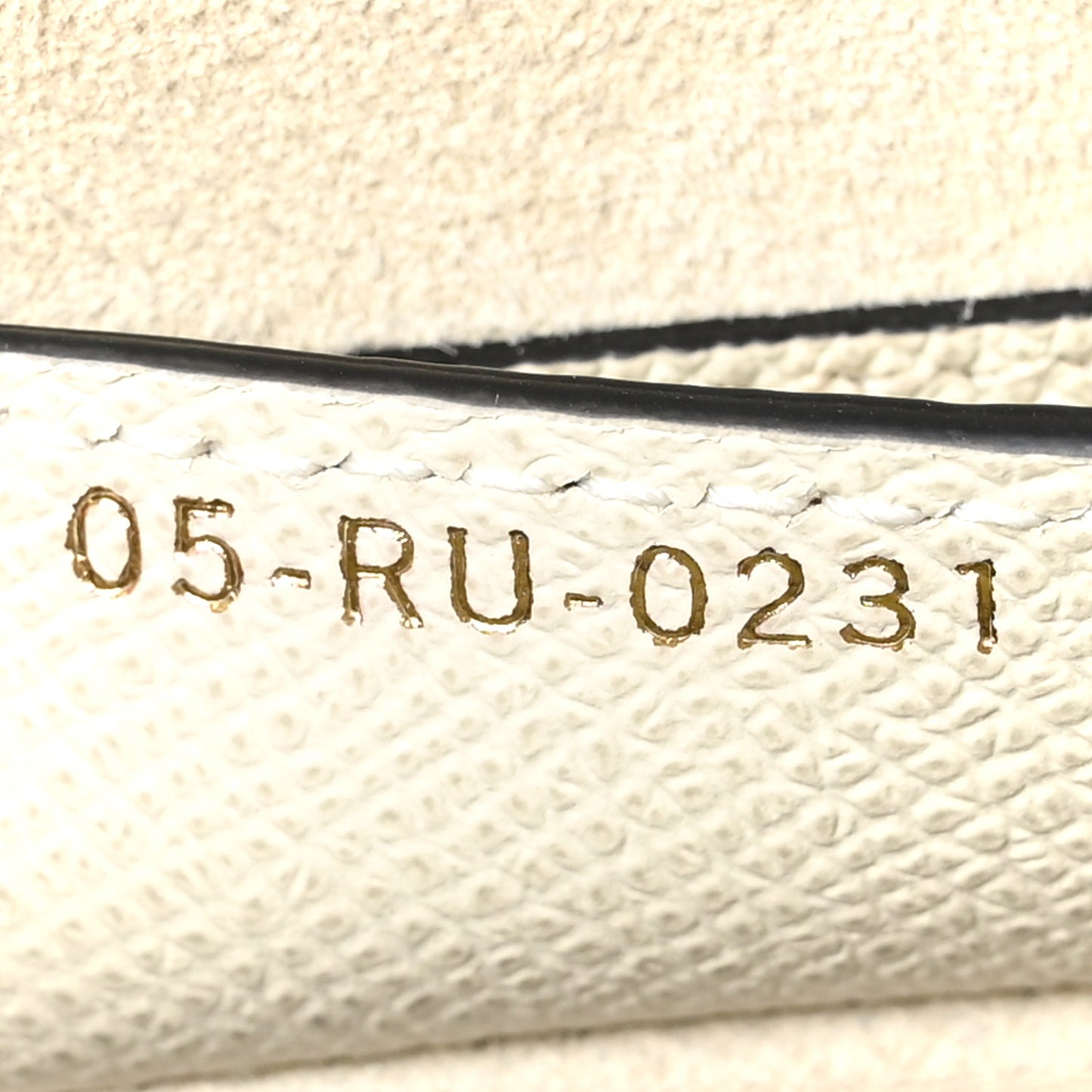 Grained Calfskin Saddle Bag White