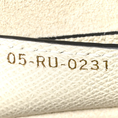 Christian Dior Grained Calfskin Saddle Bag White 7 of 11