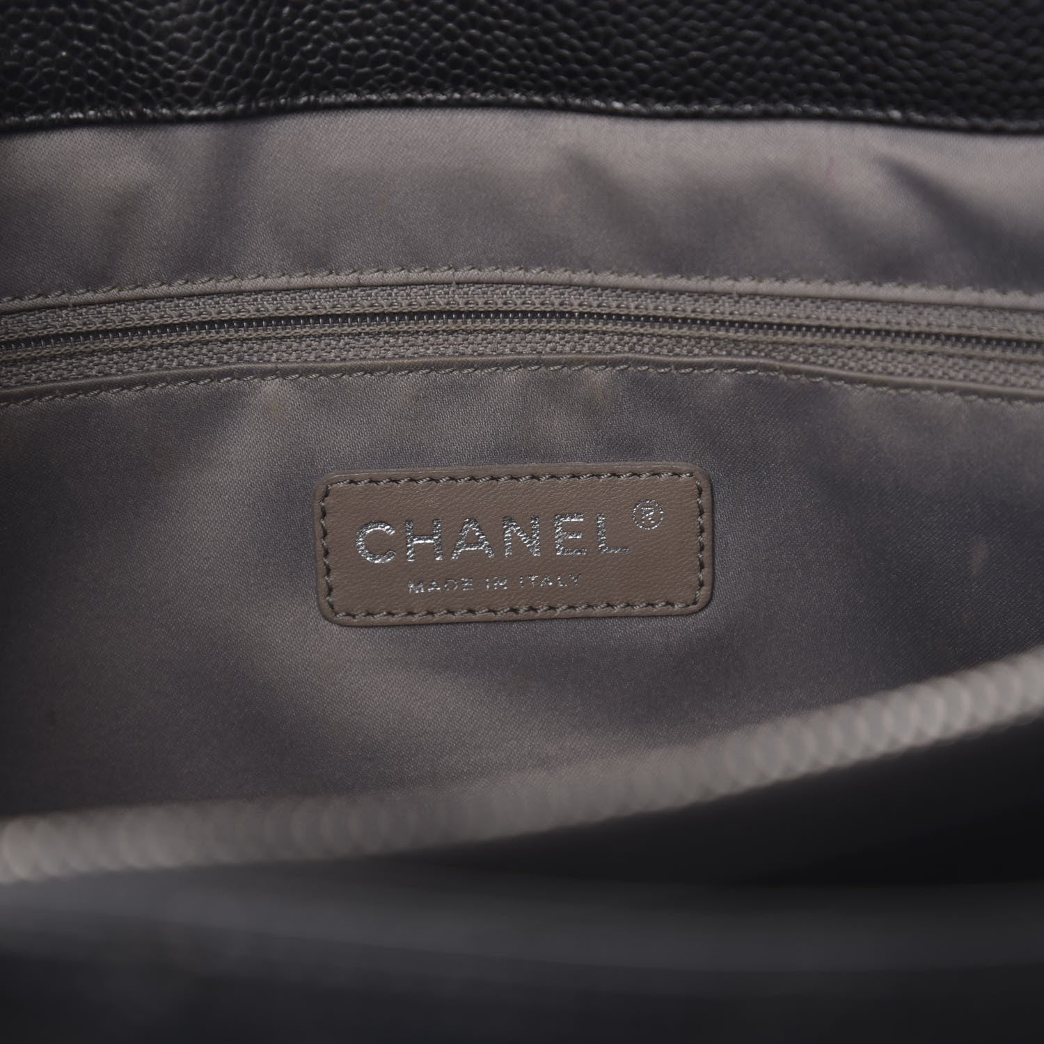 Chanel Caviar Quilted XL Grand Shopping Tote GST Black 10 of 20