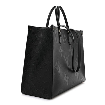 Louis Vuitton Empreinte Monogram Giant Onthego GM Black 3 of 10