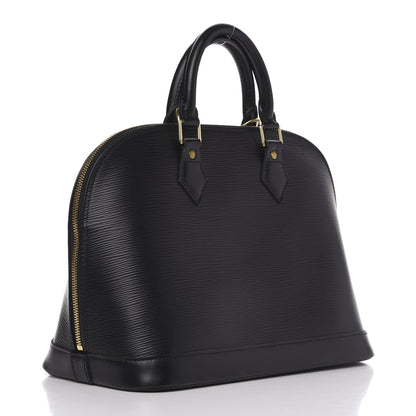 Louis Vuitton Epi Alma PM Black 4 of 10