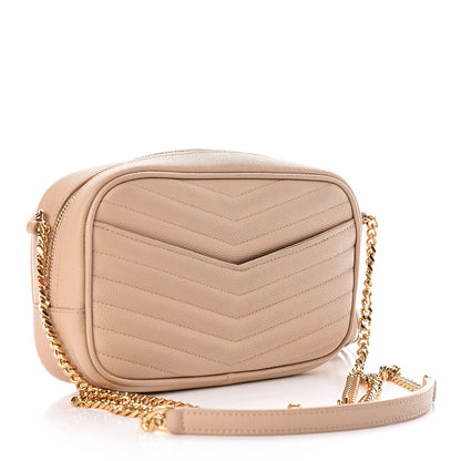 Saint Laurent Grain De Poudre Matelasse Monogram Mini Lou Camera Bag New Powder 3 of 11