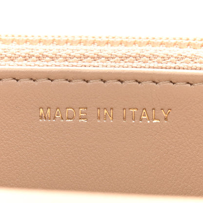 Chanel Caviar Quilted Crystal CC Wallet On Chain WOC Beige 7 of 12