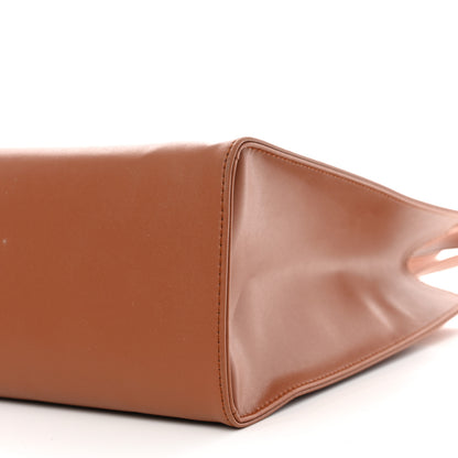 Telfar Vegan Leather Medium Shopping Bag Tan 9 of 9