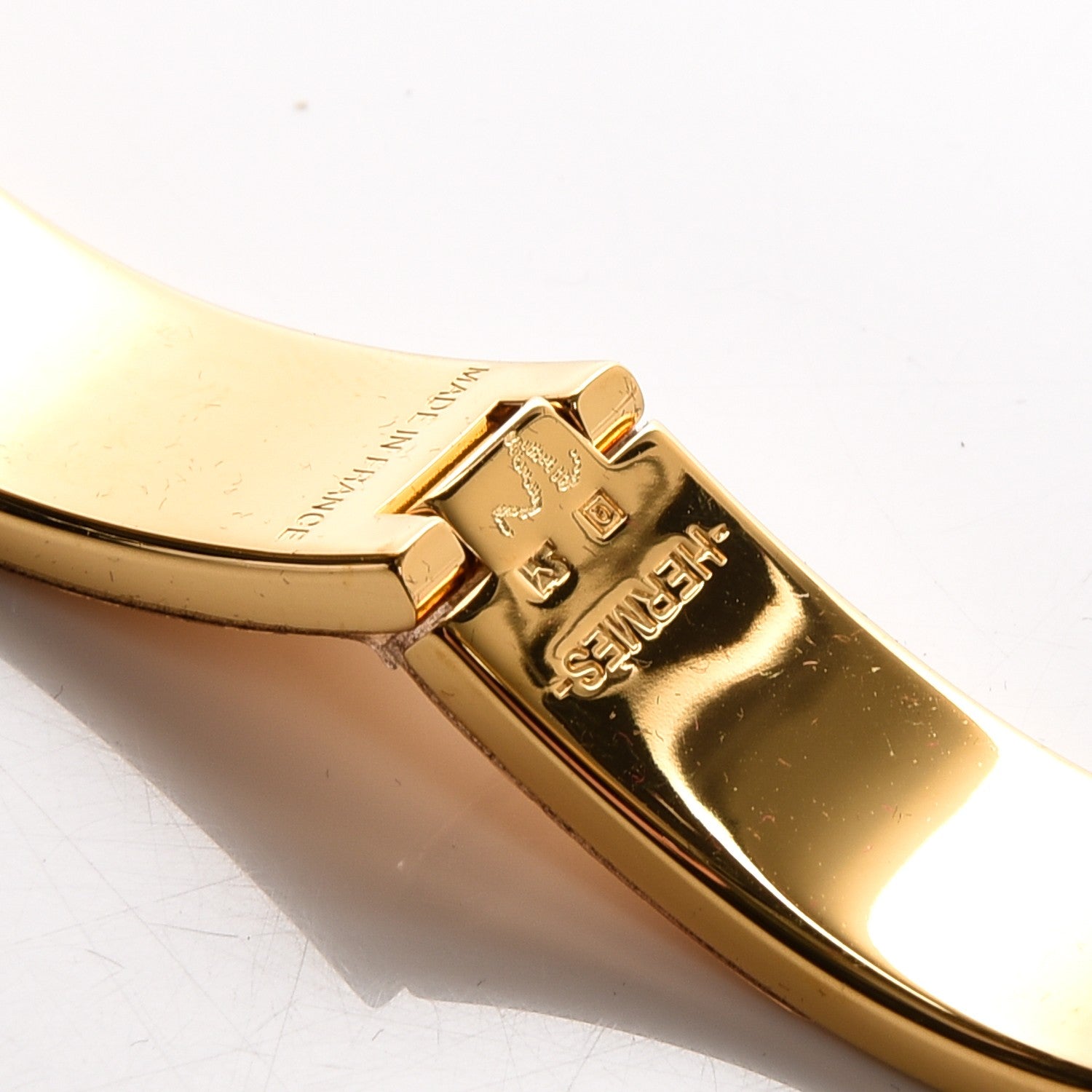 Hermes Narrow Enamel Clic Clac H Bracelet PM Bleu Royal 5 of 5