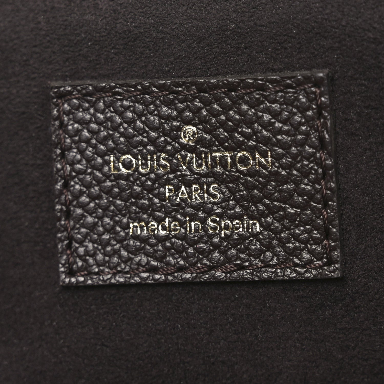 Louis Vuitton Empreinte Monogram Giant Speedy Bandouliere 25 Chocolate 8 of 16