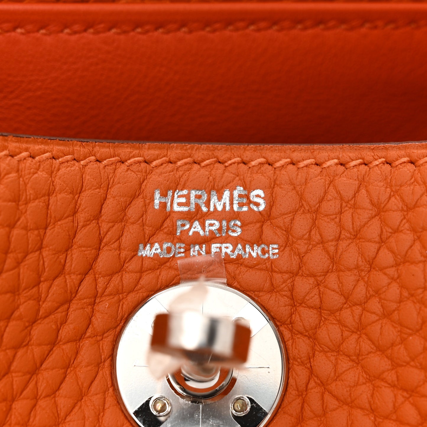 Taurillon Clemence Mini Lindy 20 Orange