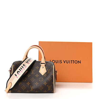 Louis Vuitton Monogram Speedy Bandouliere 20 Black 10 of 10