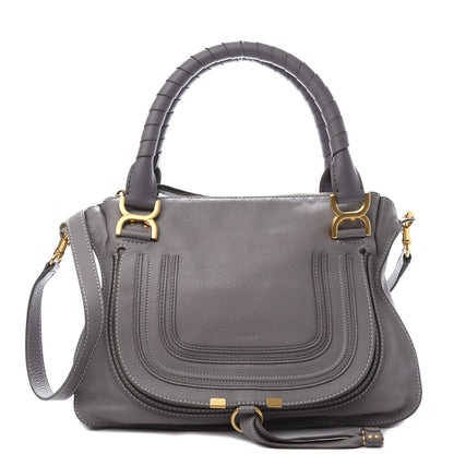 Chloe Calfskin Medium Marcie Satchel Cashmere Grey 1 of 11
