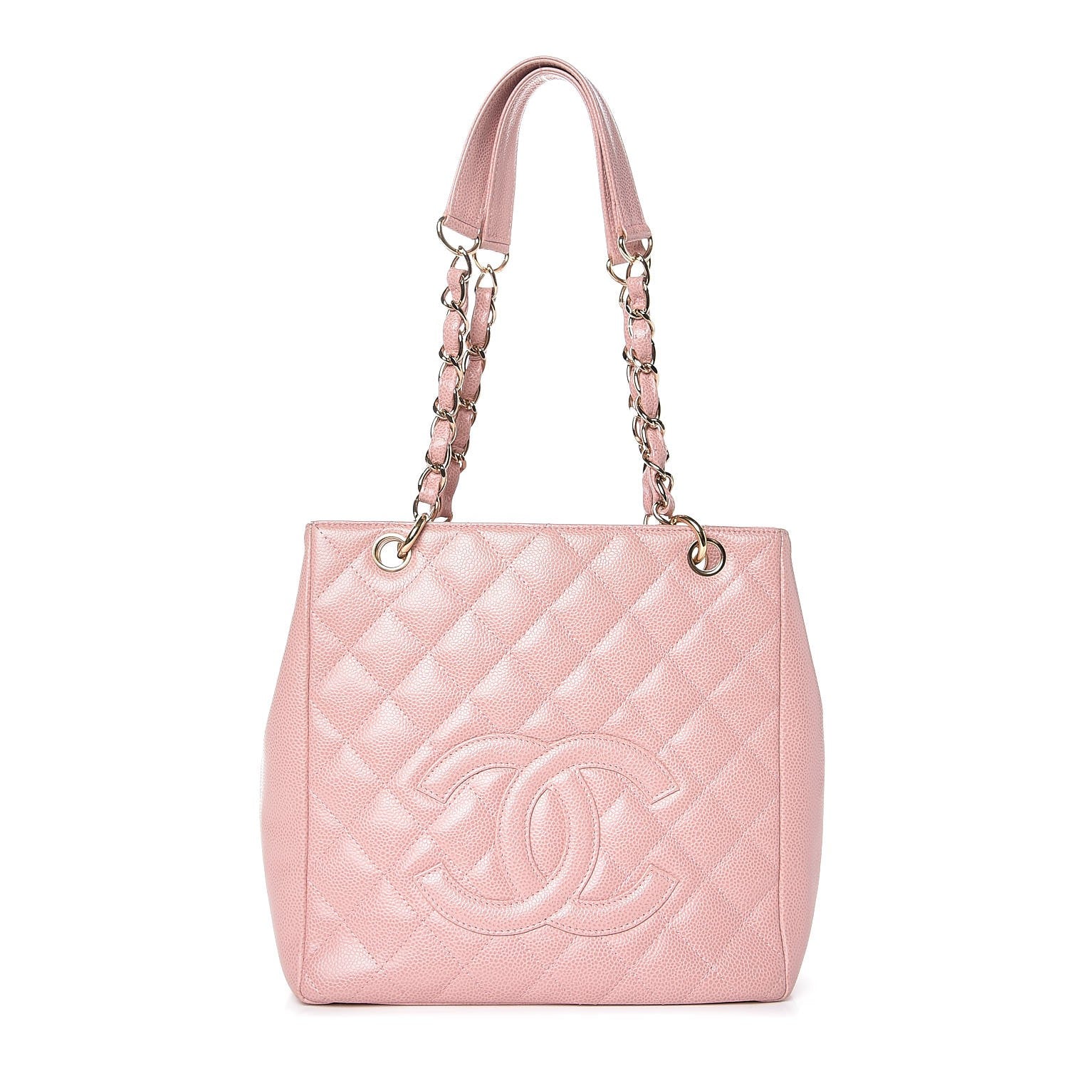 Chanel Caviar Petit Shopping Tote PST Pink 1 of 11