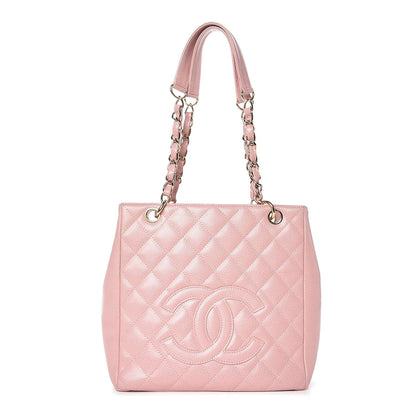 Chanel Caviar Petit Shopping Tote PST Pink 1 of 11