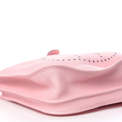 Hermes Taurillon Clemence Evelyne III GM Rose Sakura 10 of 11