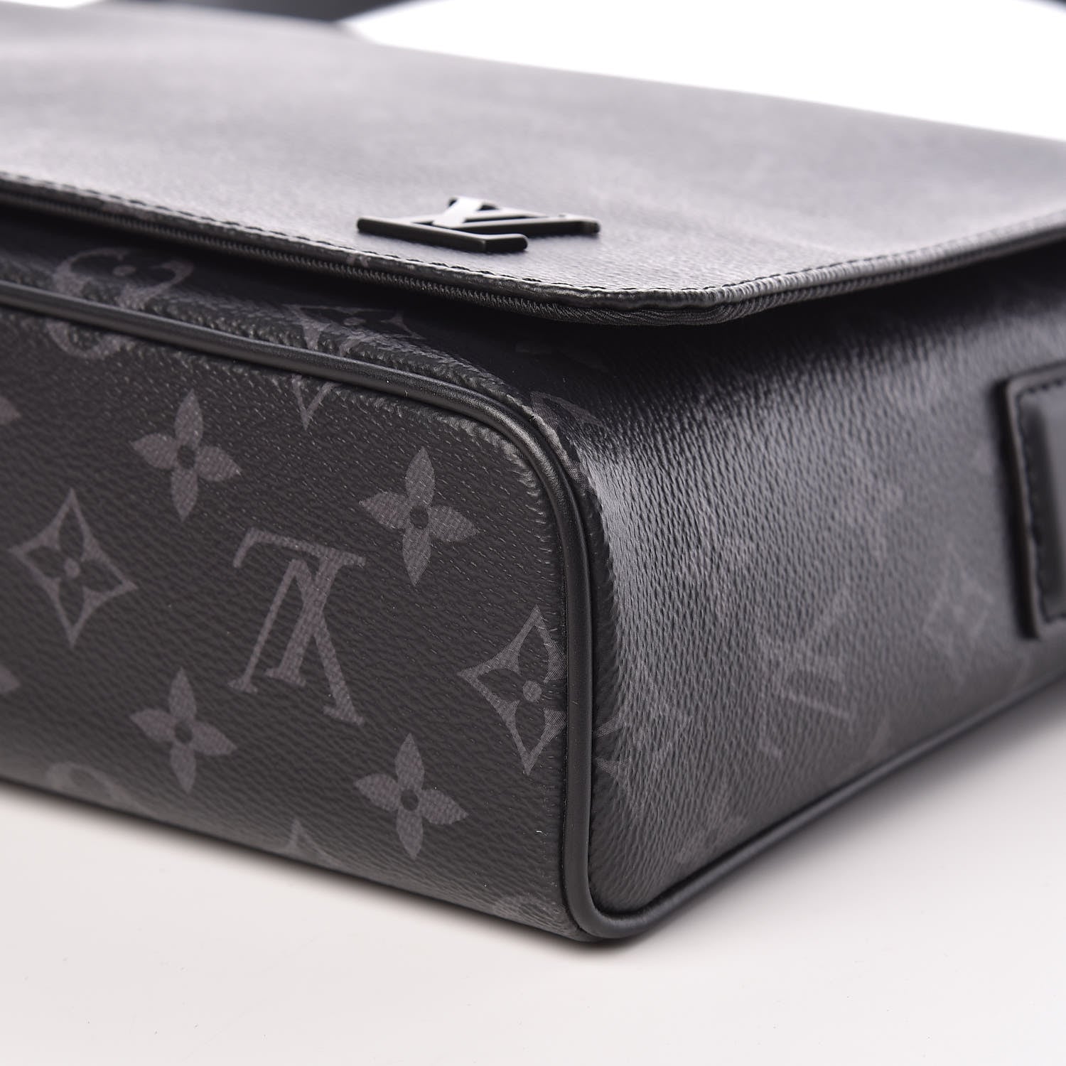 Louis Vuitton Monogram Eclipse District PM Black 9 of 10