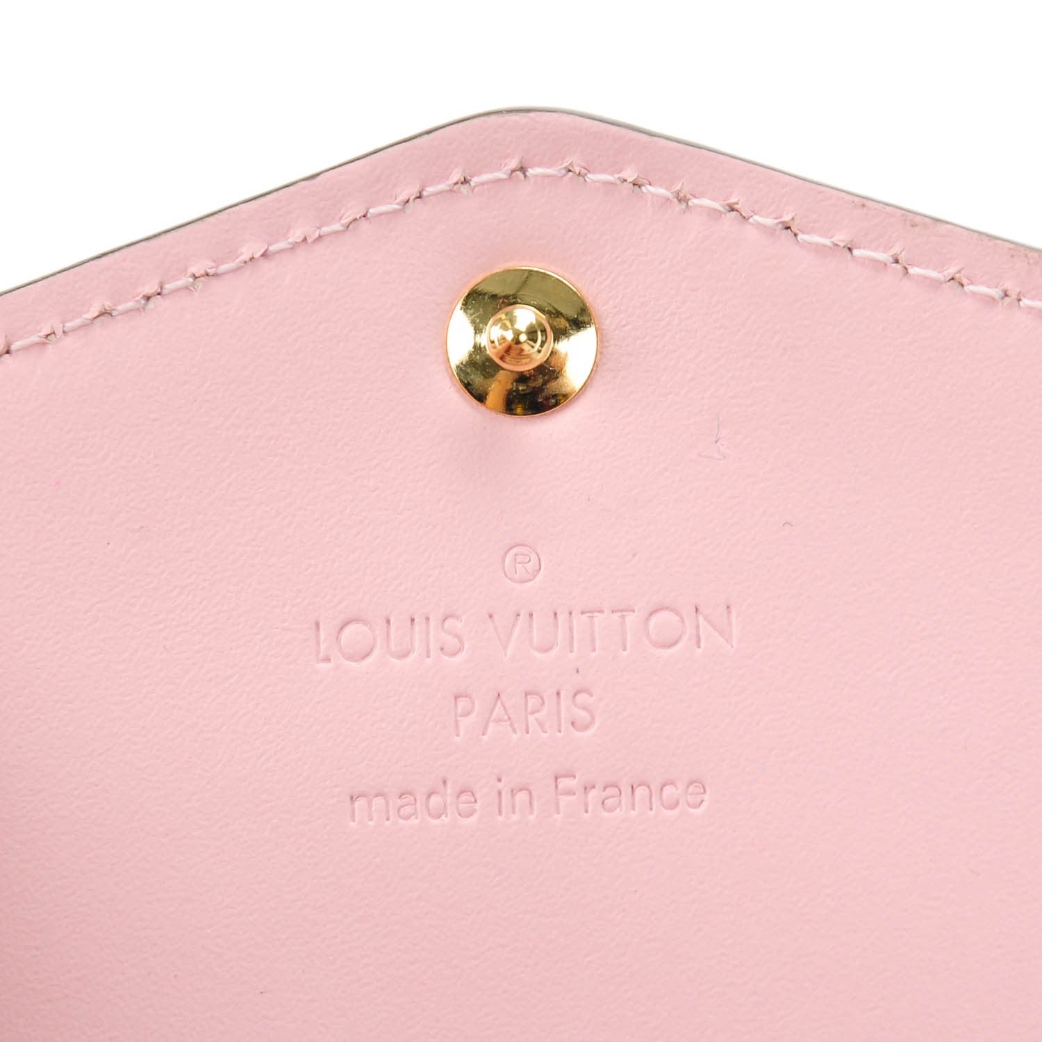 Louis Vuitton Vernis Sarah Compact Wallet Rose Ballerine 6 of 7